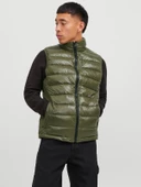JACK JONES Erkek Yumuşak Parlak Şişme Yelek 12241626 - 1