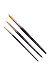 Vangogh Sulu Boya Fırça Yuvarlak Uçlu 191 Seri 3’lü Set thumbnail 1