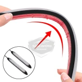 Selamlamalı Kayar Sinyalli Araba Gündüz Farı Esnek Gündüz Ledi DRL Led Lamba Güçlü Işık Açılış Animasyonlu 12V Su Geçirmez Sarı Beyaz 2 Adet 27.5 cm - 9