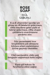 Gül Sabun 150 Gr Sıkılaştırıcı, Tonik Etkisi Ve Gül Kokusu Ile Cildi Ferahlatmaya Yardımcı - 2