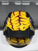 KASK MTS PRO 801 ZOMBİ GÜNEŞ GÖZLÜKLÜ ORANGE/BLUE thumbnail 2