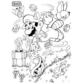 Süper Mario Boyama Kitabı - 7