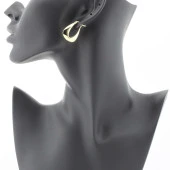 14 Ayar Altın Halka Küpe - 4