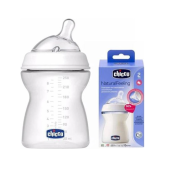 Chicco Natural Feeling Eğimli Biberon 2 Ay+ 250 ml 0370 - 1