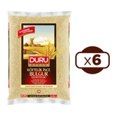 Duru Çiğ Köftelik İnce Bulgur 1 kg x 6 Adet thumbnail 2