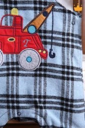 Babyhola Erkek Bebek Salopet Badi 2'li Takım 2203 - 10