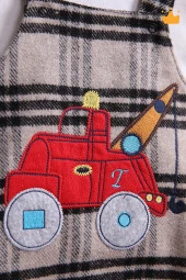 Babyhola Erkek Bebek Salopet Badi 2'li Takım 2203 - 12