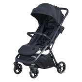 Prego Smart Fold Tek Yönlü Bebek Arabası Siyah - 1