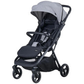 Prego Smart Fold Tek Yönlü Bebek Arabası Gri - 1