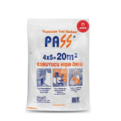 pass Hışır Koruma Boya Örtüsü-20m2 (25 Adet)-eşyalarınız Temiz Kalır-sonradan Temizlik Yapmak Gerektirmez - 1