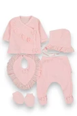 Kız Bebek Zıbın Set - 5li - 12