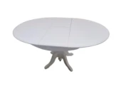 Masa Baba 11099 Klasik Model Ihlamur Ayak Açılır MDF tabla Krem Lake El yapım thumbnail 2