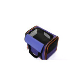 Brave Paws Kare Model Yırtılmaz Plastik Fileli Kedi ve Köpek Taşıma Çantası (MOR) - 3