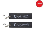 Kemal Atatürk Kumaş Anahtarlık KA001 - 1