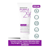BOOM BUTTER Renk ve Saç Yapısı Koruyucu Purple Mor Şampuan 250 ML - 1