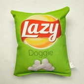 Tineke CİPS DAYANIKLI  CIZIRTILI VE KETİ OTLU  KEDİ  OYUNCAĞI ( LAZY ) 1 ADET thumbnail 1