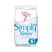 Gillette Venus 2 Simply Basic Kullan At 5'li Kadın Tıraş Bıçağı thumbnail 1