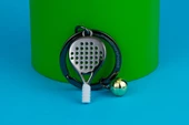 Metalmorphose Padel Tenis Anahtarlık Siyah thumbnail 3