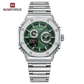 Naviforce Dijital - Analog Çelik Kordon Kol Saati - 1