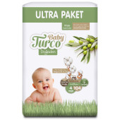 Baby Turco Doğadan 4 Numara Maxi 104'lü Bebek Bezi - 1
