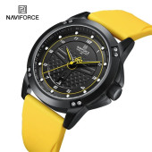 Naviforce Analog Sarı Silikon Kordon Kol Saati thumbnail 1