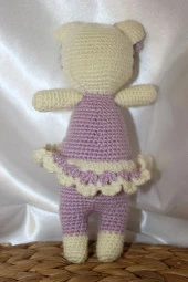 Hello Kitty Amigurumi El İşi Doğal Buzyy Doğal Oyuncak Uyku Arkadaşı - 3