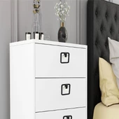 Mobilya Konsol Büyük Bugatti Sarkaç Dolap Çekmece Kulpu Kulbu Krom Mat Siyah Plastik Kulp thumbnail 5