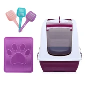 GND Kedi Tuvalet Seti (Kapalı Tuvalet-Paspas-Kürek) - 3