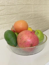 Gold Servis Tabağı - Sunumluk Tabak Meyve Tabağı Salata Tabağı - 3