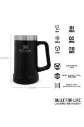 10-02874-034 Adventure 0,70 Litre Vakumlu Termos Bardak - Siyah thumbnail 3