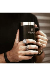 10-02874-034 Adventure 0,70 Litre Vakumlu Termos Bardak - Siyah thumbnail 4