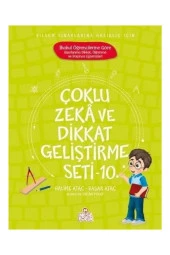 Çoklu Zeka ve Dikkat Geliştirme Seti 10 Kitap - Başar Ataç,Halime Ataç - 1