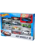 48864\54886 HOT WHEELELS 10 LU ARABA SETİ - 1