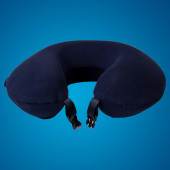 viscomavi Visco Seyahat Yastığı (ORTOPEDİK VİSCO SEYAHAT YASTIĞI BOYUN YASTIĞI VİSCO YASTIK BOYUNLUK LACİVERT) - 4