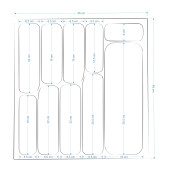Vilinze Çekmece İçi Kaşıklık Gri - 10