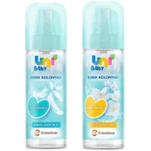 Uni Baby Bebeksi Dokunuş 150 ml + Uni Baby Çiçeksi Ferahlık Bebek Kolonyası 150 ml - 1