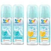 Uni Baby Bebek Kolonyası Bebeksi Kokular 150 ml 2 ADET + Çiçeksi Kokular 150 ml 2 ADET - 1