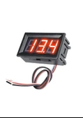 0.56 İnch Dc 0-30V Dijital Voltmetre Kırmızı  3 Telli Panel Tip - 1