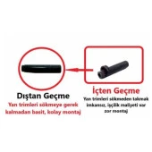 Opel Astra H Bagaj Pandizot Klipsi Dıştan,Kolay Montaj 2 Adet thumbnail 5