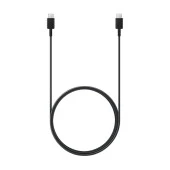 Samsung Xiaomi Poco X2 İle Uyumlu 60W Type-C To Type-C Data ve Şarj Kablo 1.8Metre Siyah - 1