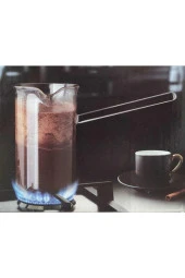 Ateşe Dayanıklı Cezve Borosilikat Cam Cezve 350 Ml - 2