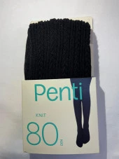 PENTİ PRETTY KNIT 80 DEN KÜLOTLU ÇORAP SİYAH 11-13 YAŞ - 1