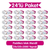 Paddlers Islak Mendil 24x120 li Koli (2880 Yaprak) thumbnail 1