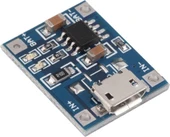 Ma 5V Mini Mikro USB 1A TP4056 Lityum Pil Şarj Kartı Şarj Aleti Modülü-Mavi (Yurt Dışından) - 2