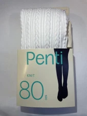 PENTİ PRETTY KNIT 80 DEN KÜLOTLU ÇORAP BEYAZ 9-10 YAŞ thumbnail 1
