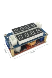 Ekranlı Xl4015 5a Volt Amper Ayarlı Cc/cv Voltaj Düşürücü Modül thumbnail 2