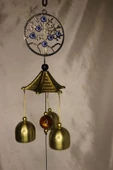 Deprem Zili Çanı Rüzgar Çanı Zili Feng Shui Yin Yang Hayat Ağacı - 4