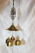 Deprem Zili Çanı Rüzgar Çanı Zili Feng Shui Yin Yang Hayat Ağacı - 6