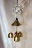 Deprem Zili Çanı Rüzgar Çanı Zili Feng Shui Yin Yang Hayat Ağacı - 1
