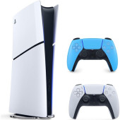 Sony Avrupa Cfı-2016B Sony Ps5 Slim 1 Tb Dijital Çift Kollu ( Beyaz - Mavi) thumbnail 1